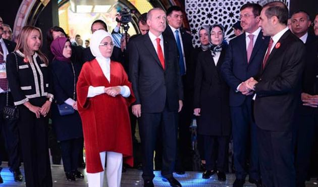 Cumhurbaşkanı'nın Astana ziyaretinde renkli anlar... VİDEO