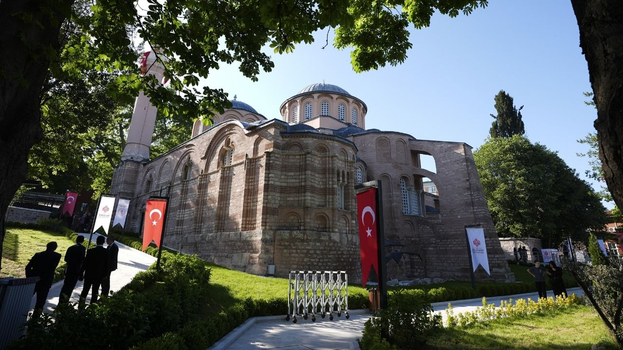 Restorasyonu tamamlanan Kariye Camii ibadete açıldı