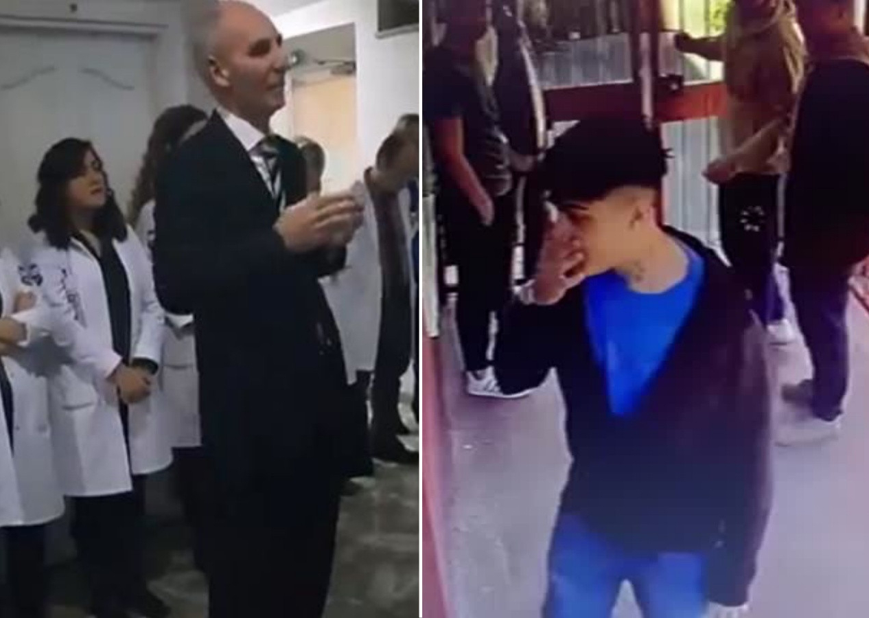 Eyüpsultan'da müdürü öldüren yabancı uyruklu öğrencinin yeni görüntüleri ortaya çıktı!