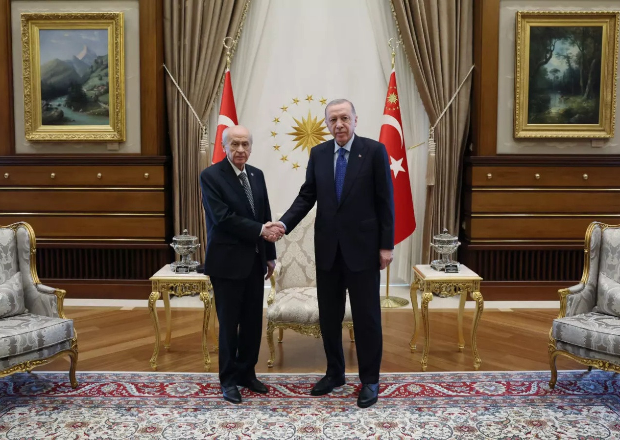 Cumhurbaşkanı Erdoğan ile Bahçeli arasında sürpriz görüşme
