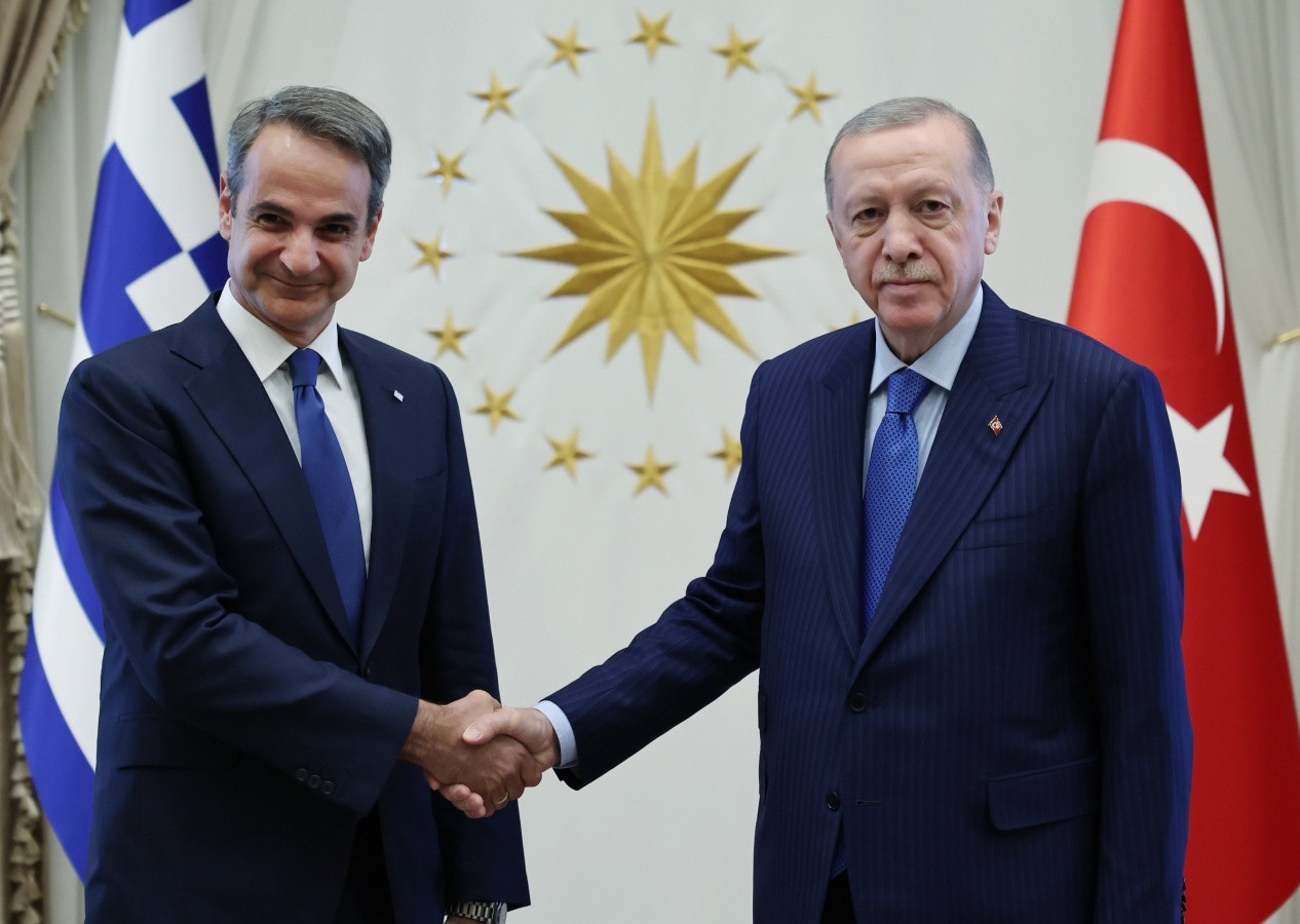 Gözler Beştepe'de! Cumhurbaşkanı Erdoğan-Miçotakis görüşmesi sona erdi