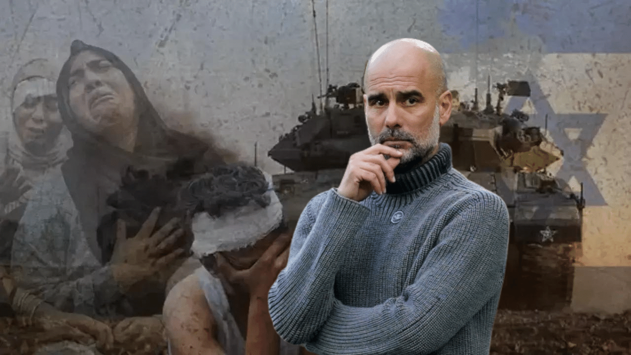Dünya Pep Guardiola'nın katil İsrail'e olan tepkisini konuşuyor!