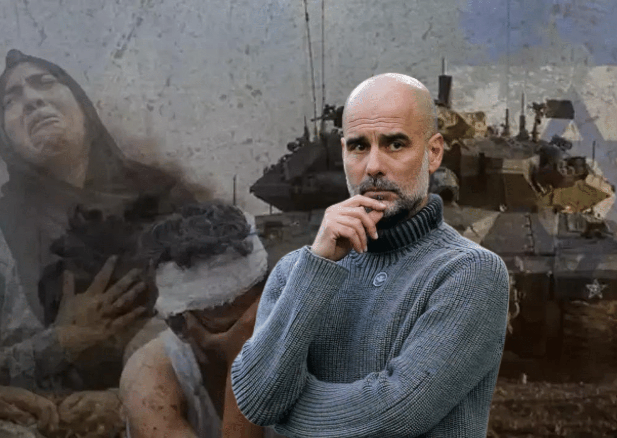 Dünya Pep Guardiola'nın katil İsrail'e olan tepkisini konuşuyor!