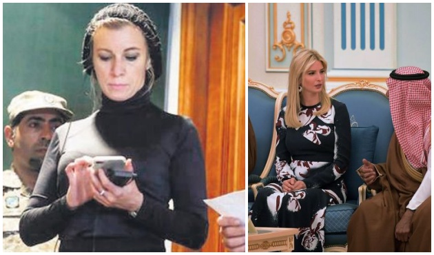 Ivanka'dan sonra Mariya da Suudi Arabistan'da kapandı!