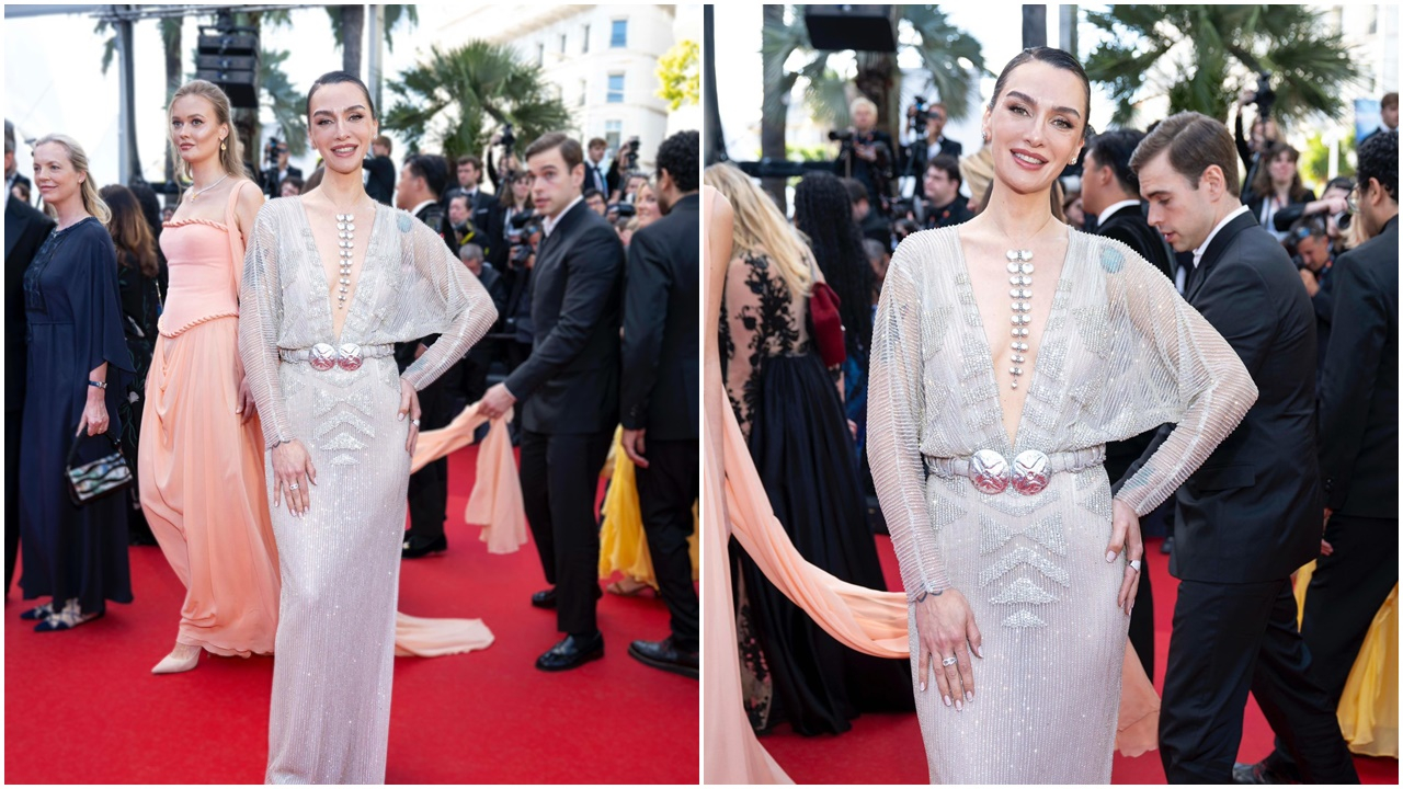 Birce Akalay'ın Cannes Film Festivali'ndeki tarzı gündem oldu!
