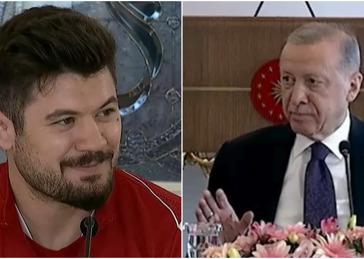Cumhurbaşkanı Erdoğan ile milli güreşçi Ali Cengiz arasında dikkat çeken diyalog