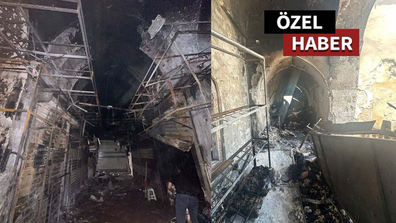 Kerkük’teki tarihi çarşıda yine şüpheli yangın çıktı! 100 dükkan yandı
