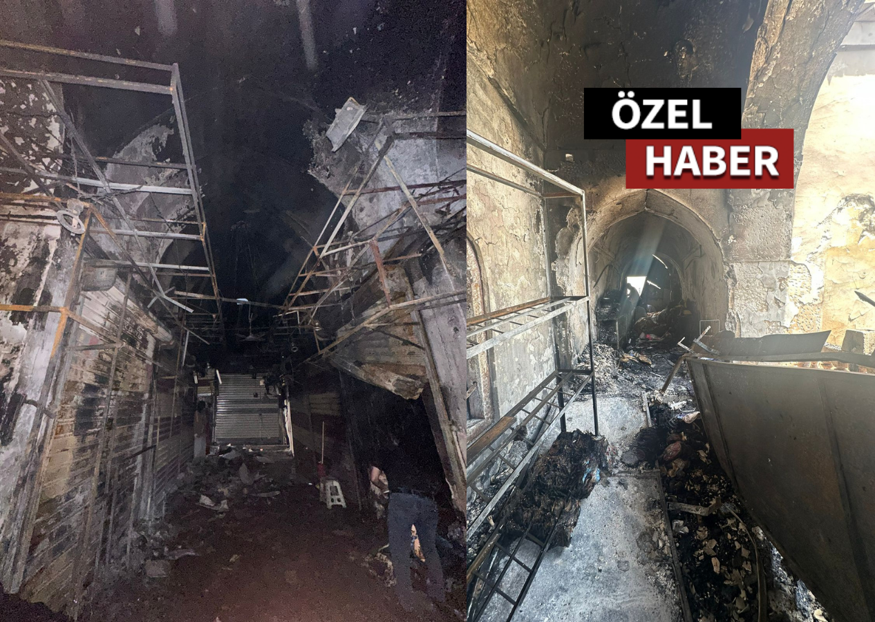 Kerkük’teki tarihi çarşıda yine şüpheli yangın çıktı! 100 dükkan yandı