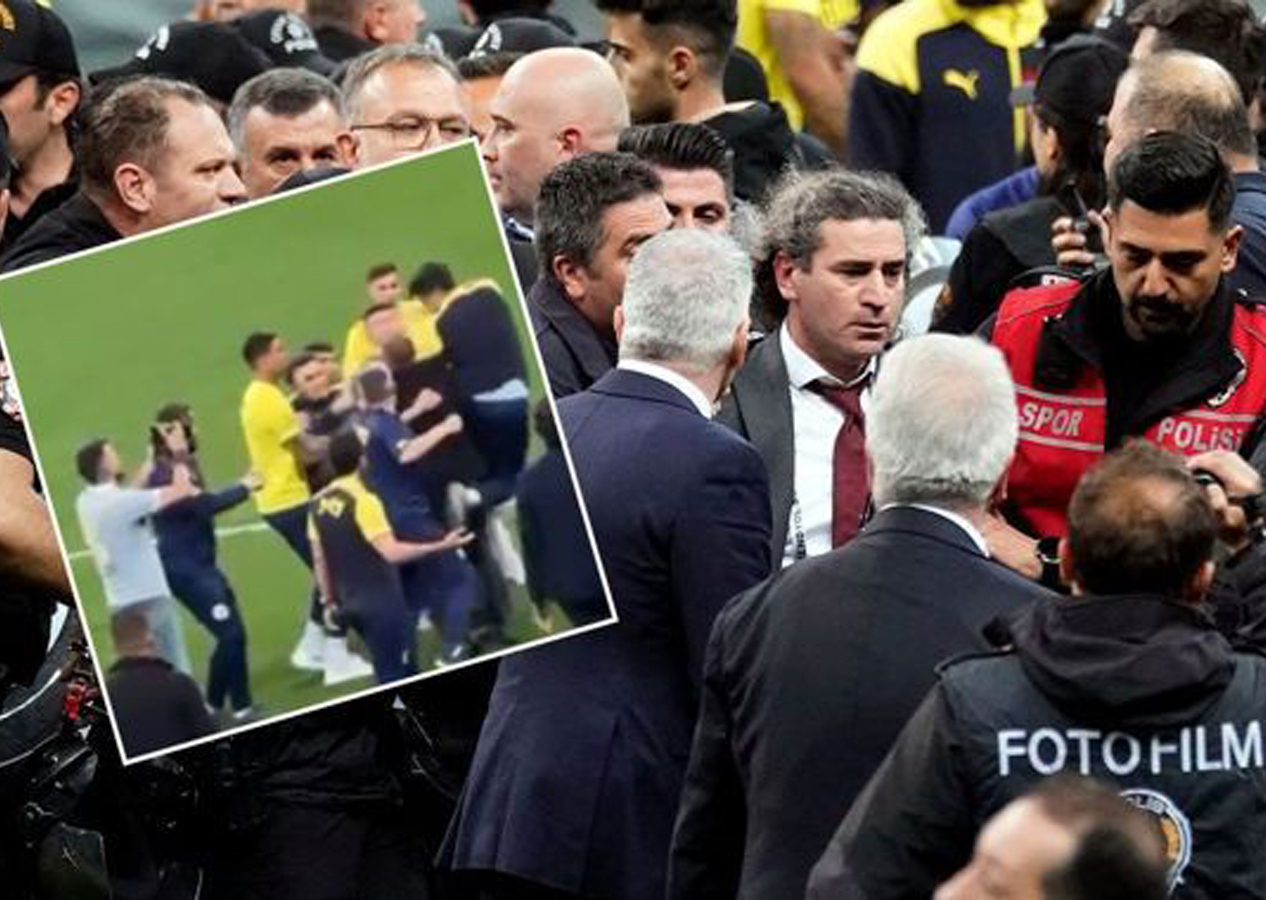 İsmail Kartal'ın oğlu Emre Kartal'dan Galatasaraylı idareciye tekme yumruk saldırı! Herkesi şok eden görüntüler sosyal medyada olay yarattı: Bu kadarına da pes...