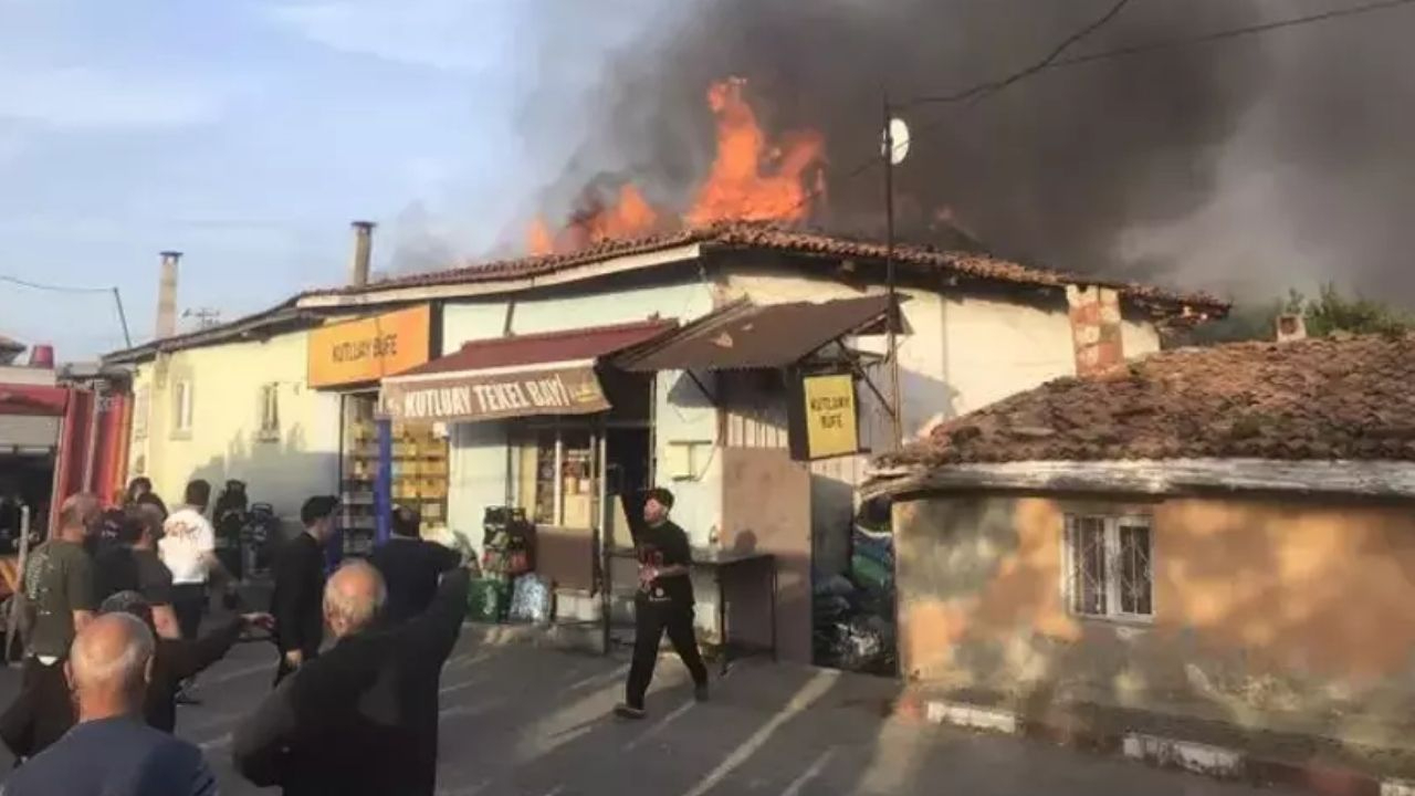 2 ev ve 1 iş yeri saatler içinde küle döndü!