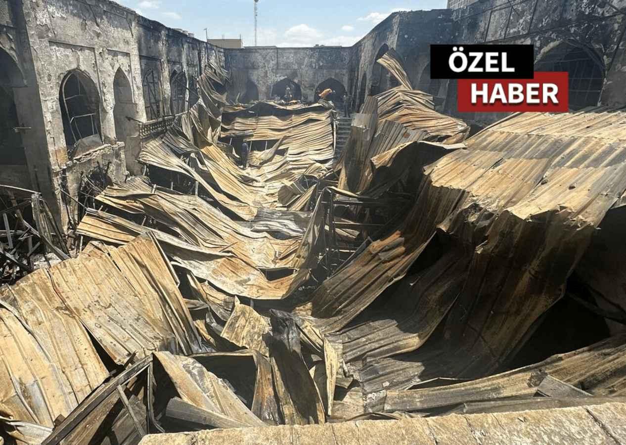 Kerkük’te Kırdar Hanı'nı PKK’nın yaktığı iddia edildi!