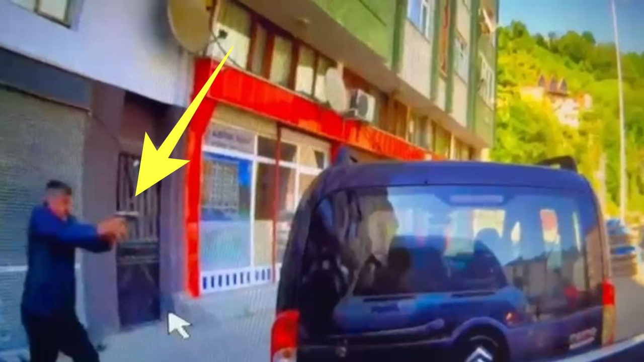 Rize'de yol verme kavgasında silahlar konuştu! 1 kişinin hayatını kaybettiği dehşet anları kamerada