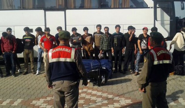 Kastamonu’da 155 kaçak göçmen yakalandı...