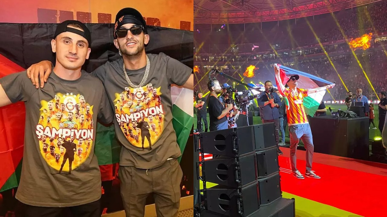 Galatasaray'ın yıldız oyuncularından Filistin'e destek!