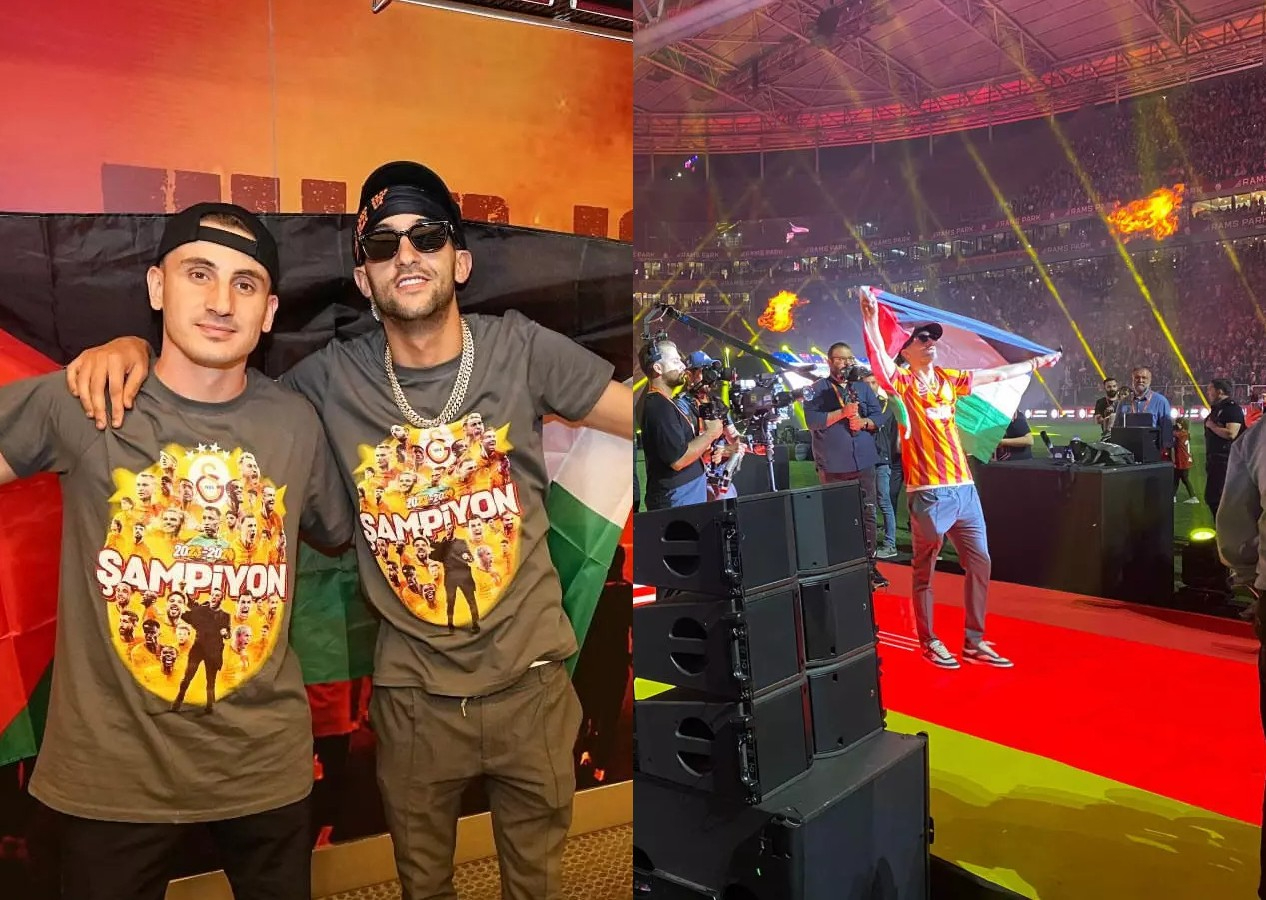 Galatasaray'ın yıldız oyuncularından Filistin'e destek!