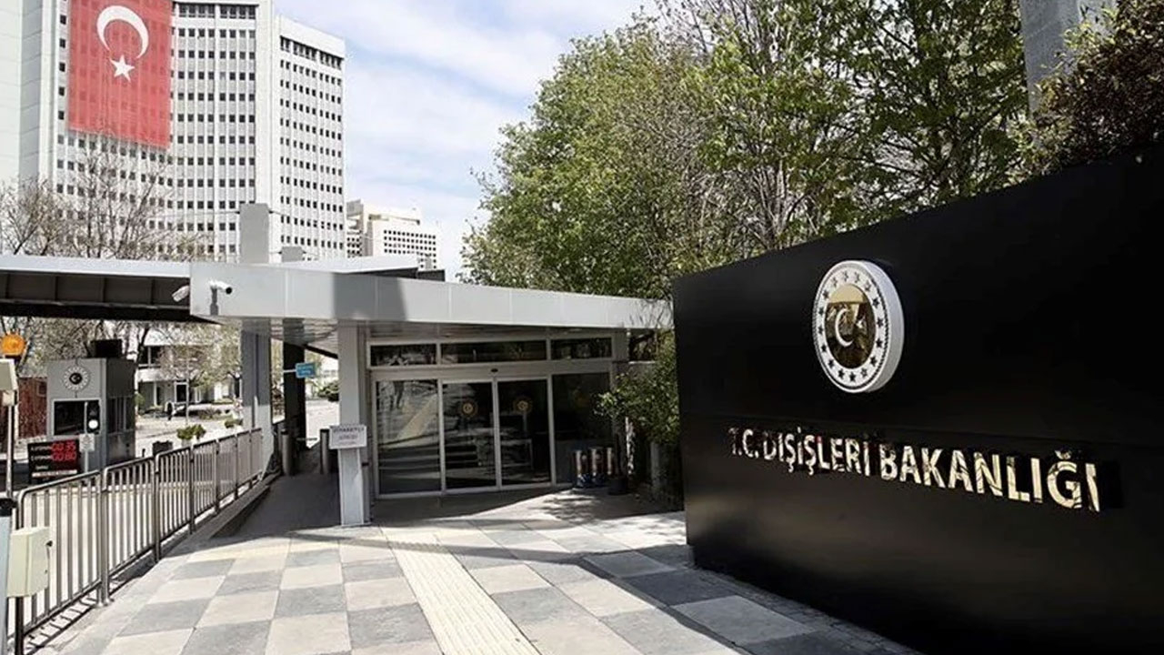 Dışişleri Bakanlığı'ndan İsrailli bakanın paylaşımına tepki