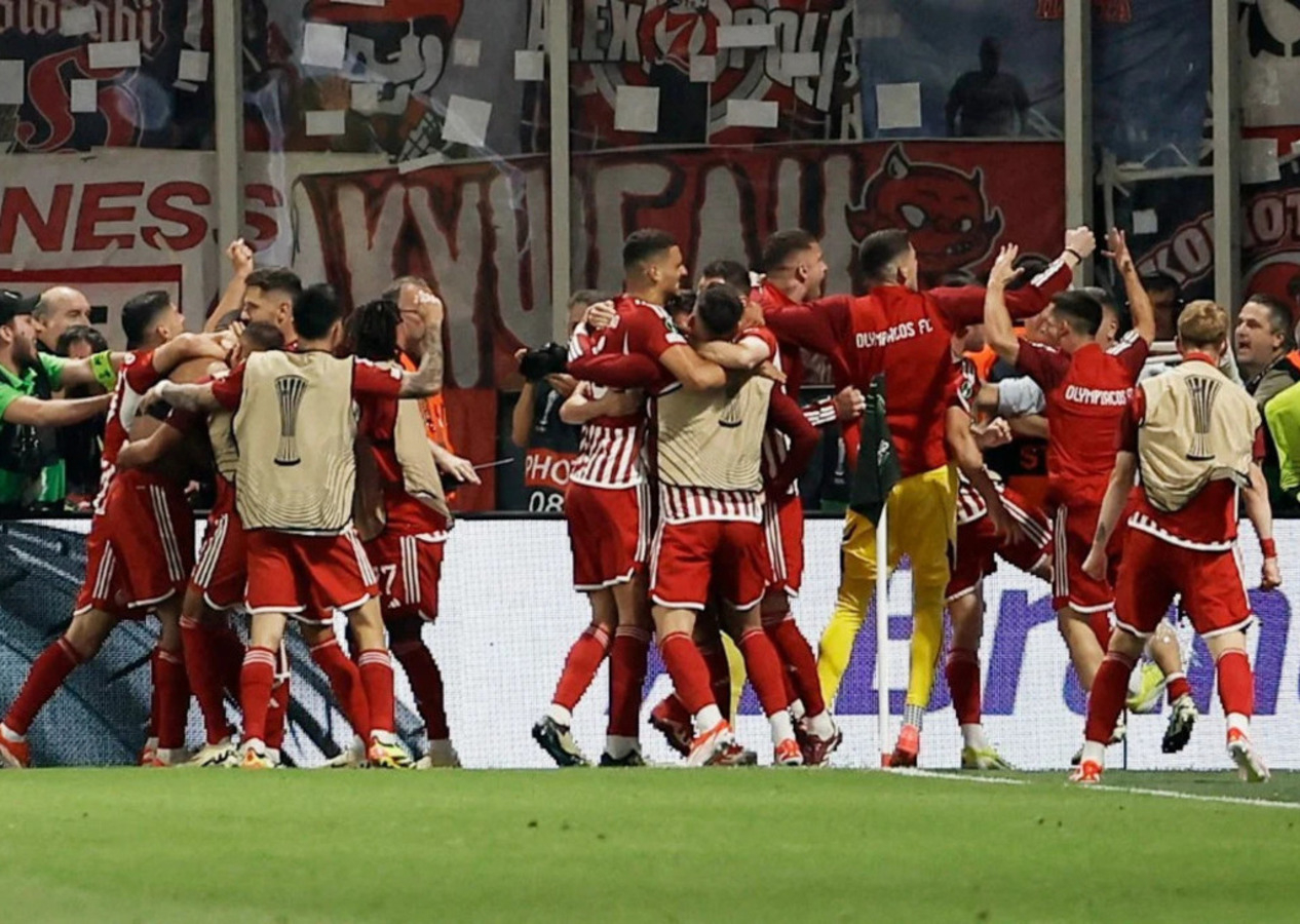 El Kaabi uzatmalarda attı, Olympiakos kupaya ulaştı! Olympiakos 1 - 0 Fiorentina | Final maçını sonucu