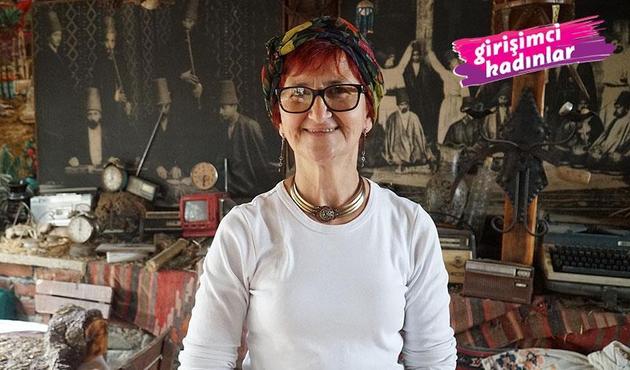 Biriktirdiği eşyalarla evini 'müze pansiyon' yaptı!