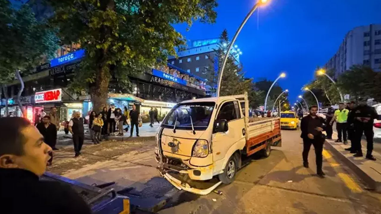 Facia ucuz atlatıldı! 11 araca çarparak durabildi