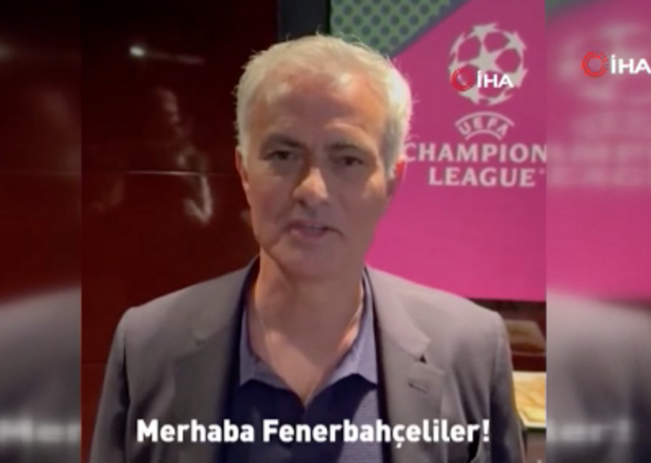 Jose Mourinho'dan Fenerbahçelilere çağrı: Haydi yolculuğumuza başlayalım!