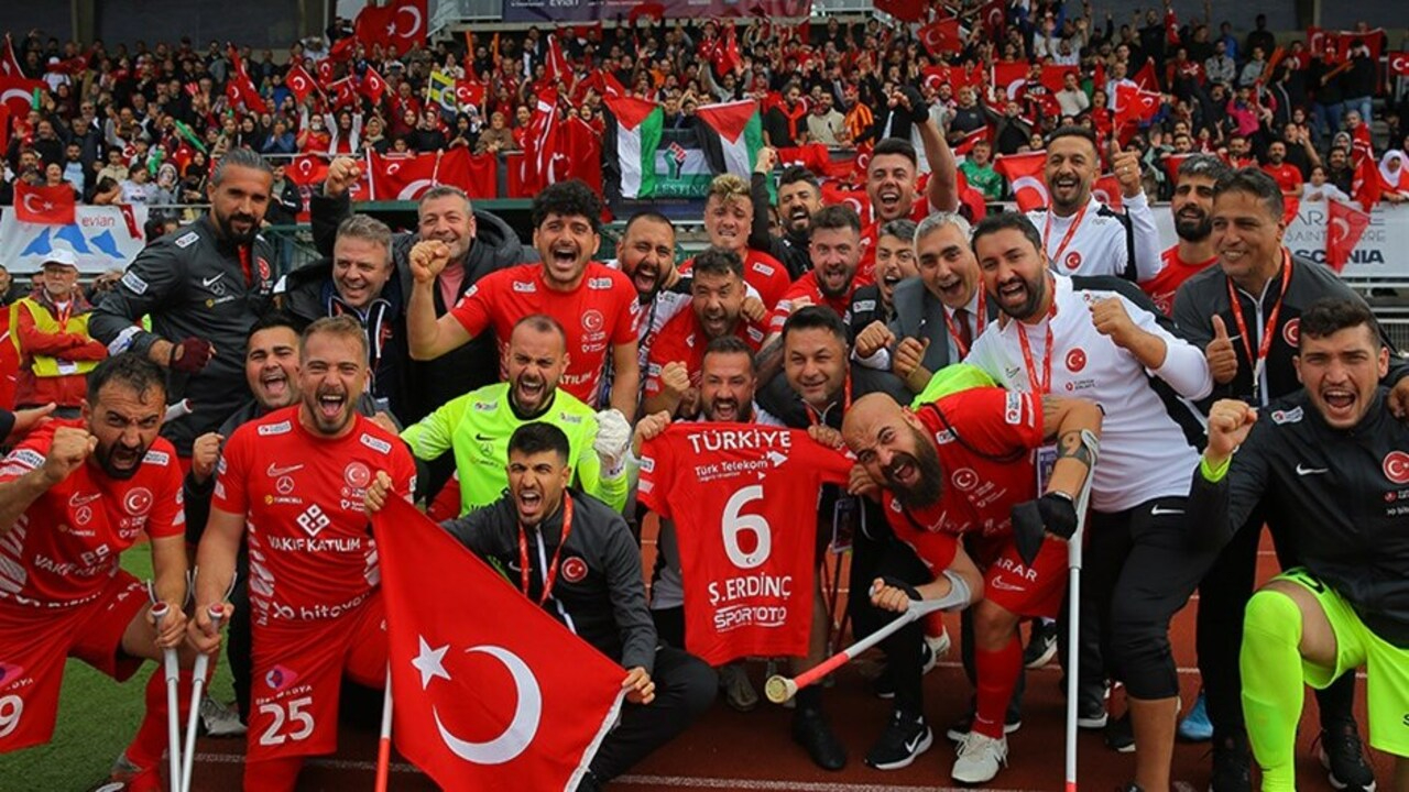 Ampute Milli Futbol Takımı İsrail'e fark attı, turnuvaya galibiyetle başladı! Türkiye 6 - 0 İsrail | Maçın sonucu