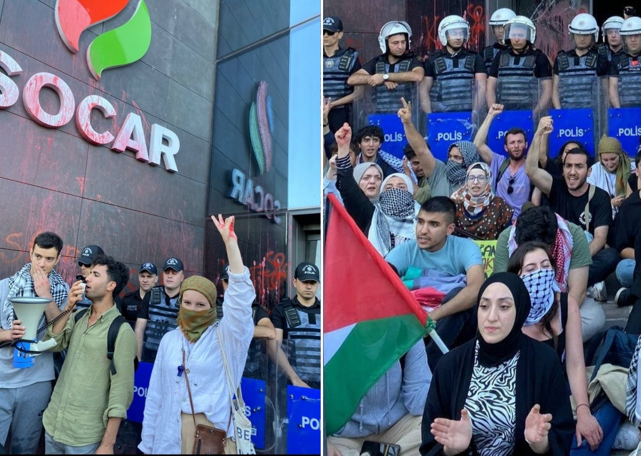 SOCAR şirketini protesto eden 13 kişi şafak operasyonuyla gözaltına alındı! SOCAR'dan açıklama geldi...