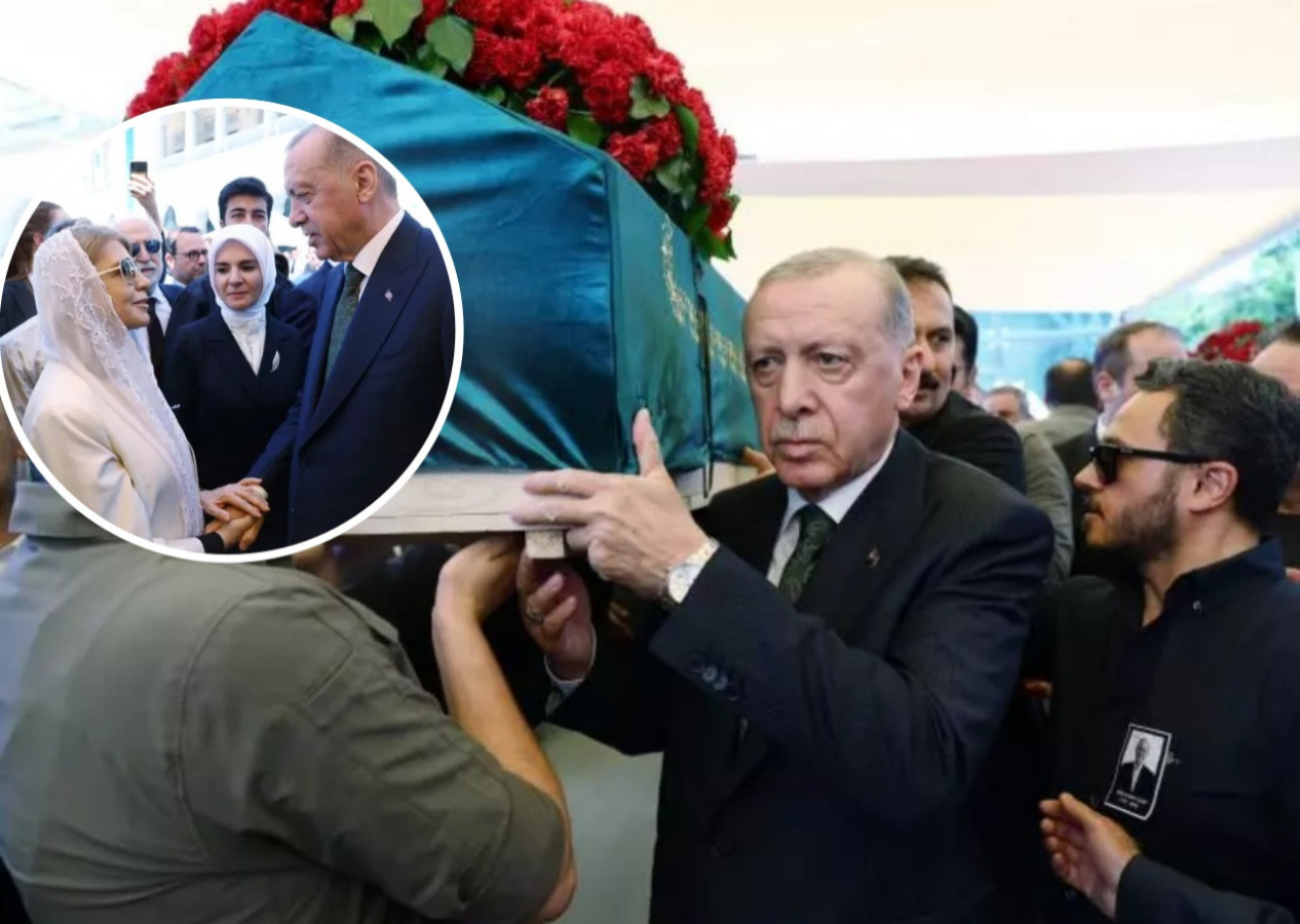 Cumhurbaşkanı Erdoğan, Tansu Çiller'in eşi Özer Uçuran Çiller’in cenaze törenine katıldı