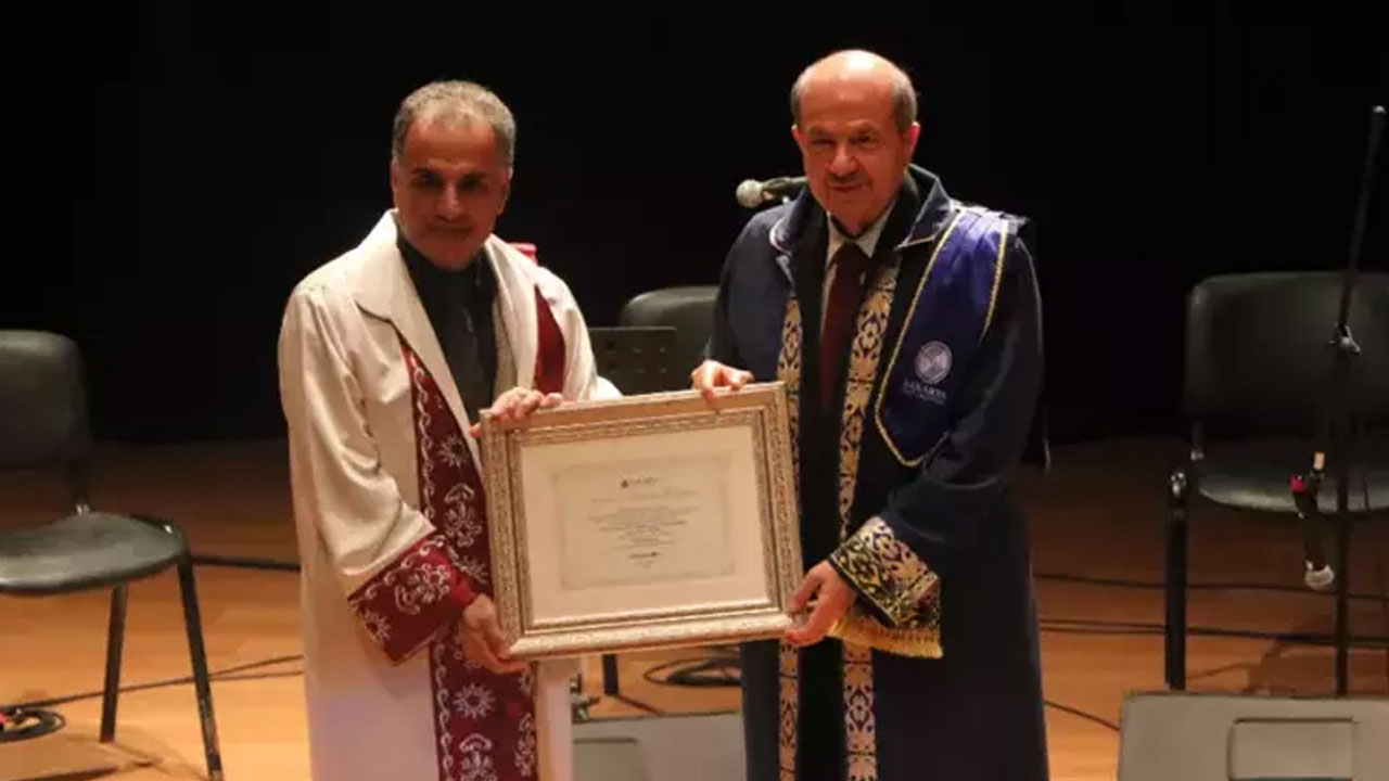KKTC Cumhurbaşkanı Tatar'a Fahri Doktora ünvanı!