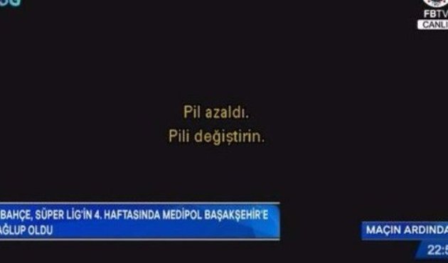 Fenerbahçe TV'nin de pili bitti!