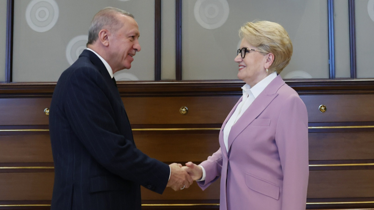 Cumhurbaşkanı Erdoğan-Akşener görüşmesi başladı