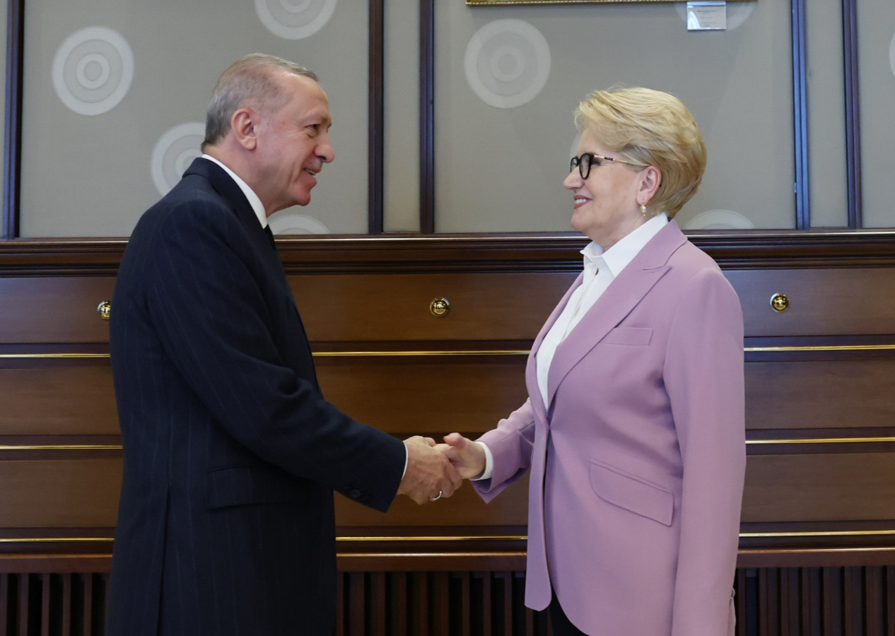 Cumhurbaşkanı Erdoğan-Akşener görüşmesi başladı