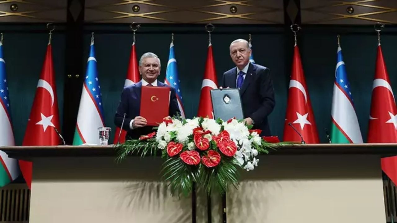 Özbekistan lideri Türkiye'de! Cumhurbaşkanı Erdoğan: Gazze'de zulüm durdurulmalı