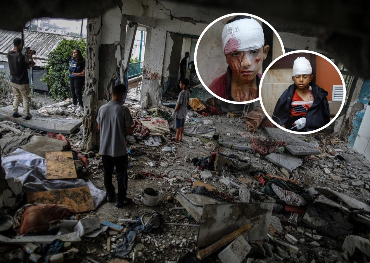 İsrail, Gazze'de Nuseyrat Mülteci Kampı'ndaki okulu vurdu! En az 39 kişi şehit oldu...