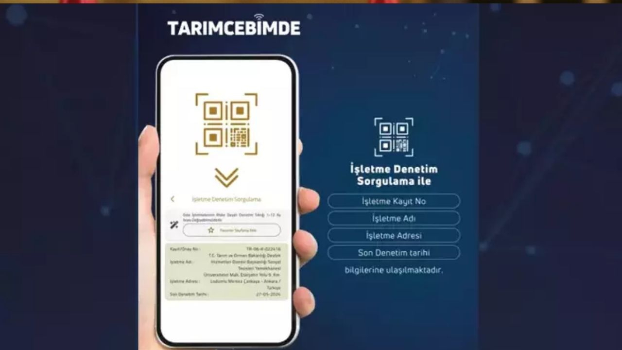 Bakanlık, işletmelerinin denetim tarihlerini içeren uygulamayı duyurdu! 'Tarım Cebimde'