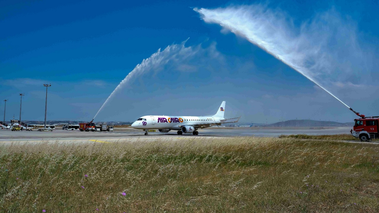 Air Cairo Sabiha Gökçen Havalimanı'na ilk uçuşunu gerçekleştirdi
