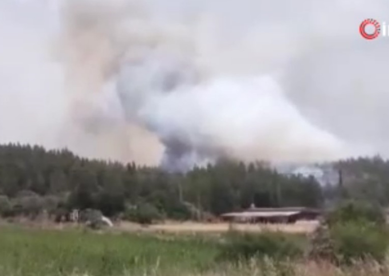 Muğla’daki orman yangınında alevler evlere ulaştı! Bazı vatandaşlar fenalaştı