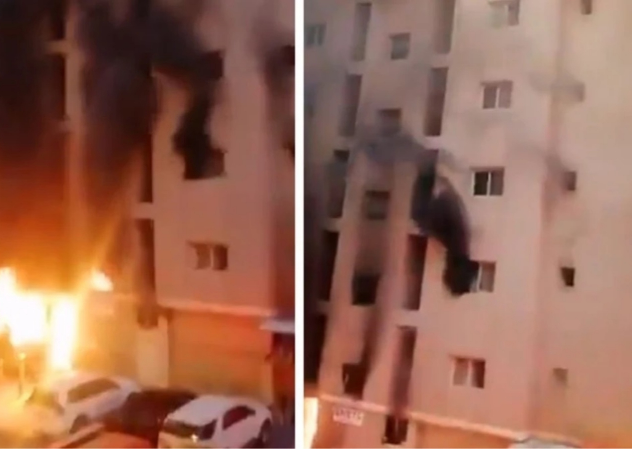 Kuveyt'te yangın faciası! Çok sayıda ölü ve yaralı var