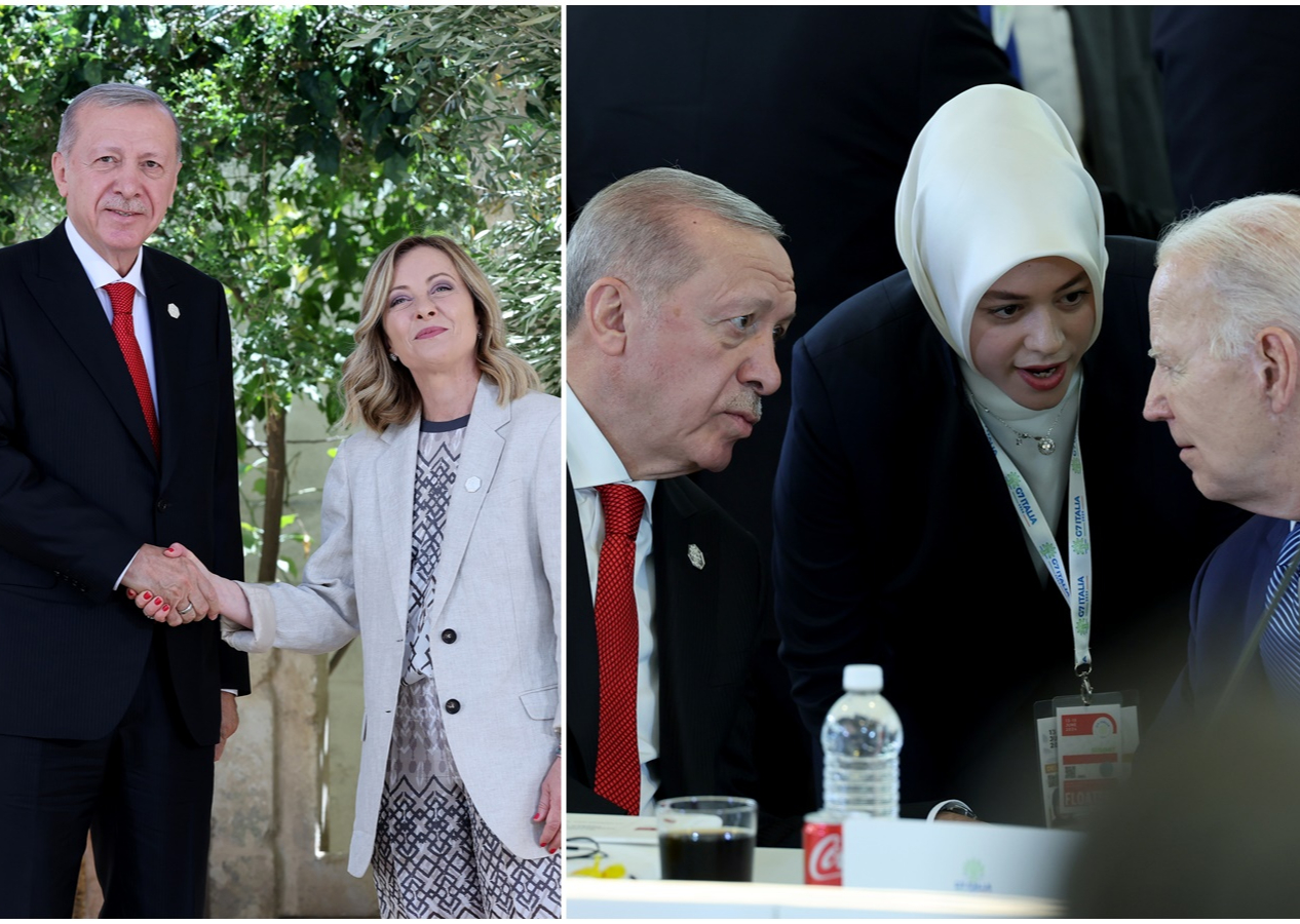 Cumhurbaşkanı Erdoğan G7 Liderler Zirve'si için İtalya'da! Dünyaya 'Gazze' çağrısı