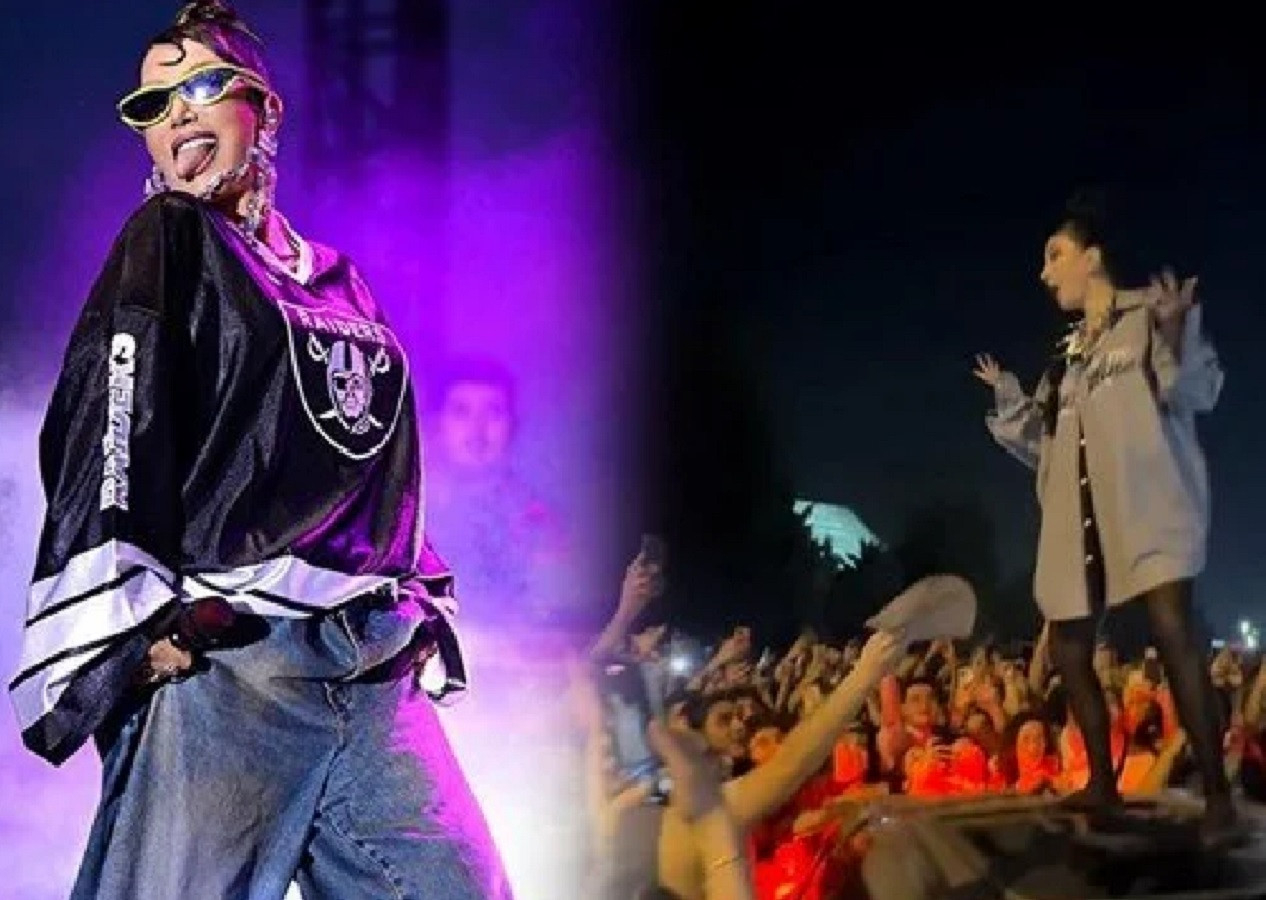Ünlü Şarkıcı Hande Yener ÖDTÜ'de şarkıları ile coşturdu! Birlikte "Sopa"yı seslendirdiler...