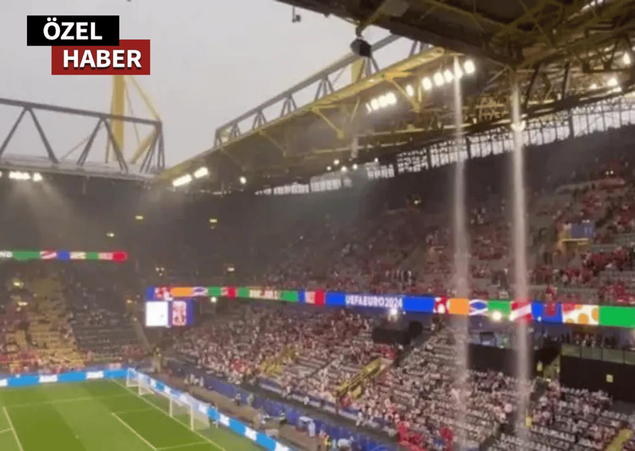 Dortmund stadı Türklerin sesinden yıkılacak gibi!