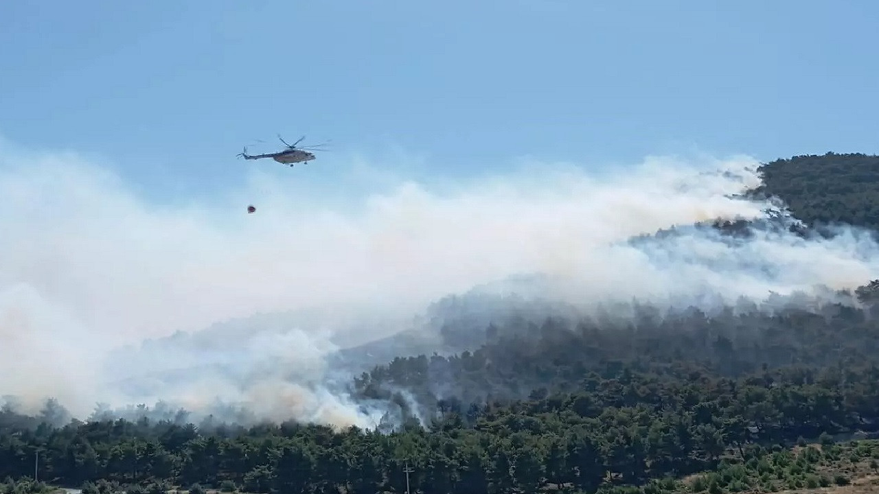 Manisa Soma'dan güzel haber! Çıkan orman yangını kontrol altına alındı...
