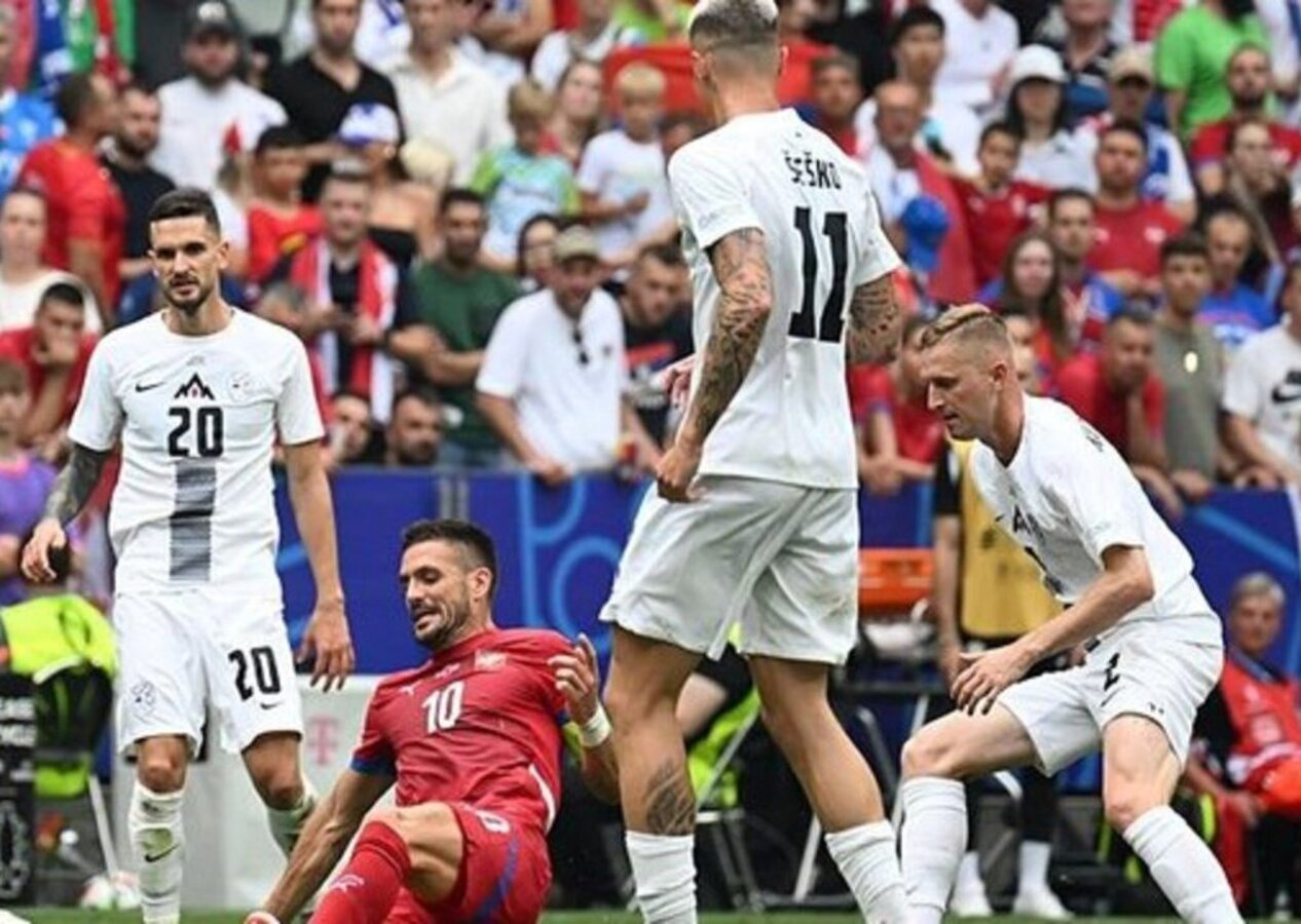 Nefes kesen maçın kazananı çıkmadı! EURO 2024'te Sırbistan ile Slovenya berabere kaldı!