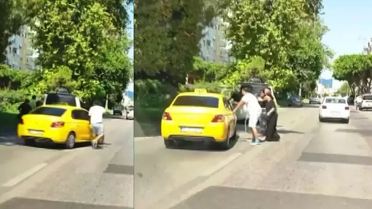 Antalya'da taksi ile yolculuk yaparken hayatının şokunu yaşadı!