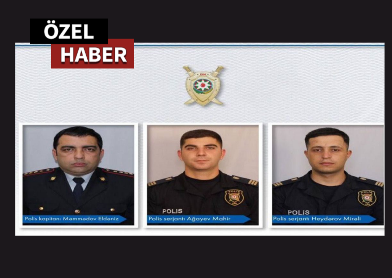 Başın sağ olsun Azerbaycan! Bakü’de 3 Azerbaycan polisi şehit edildi