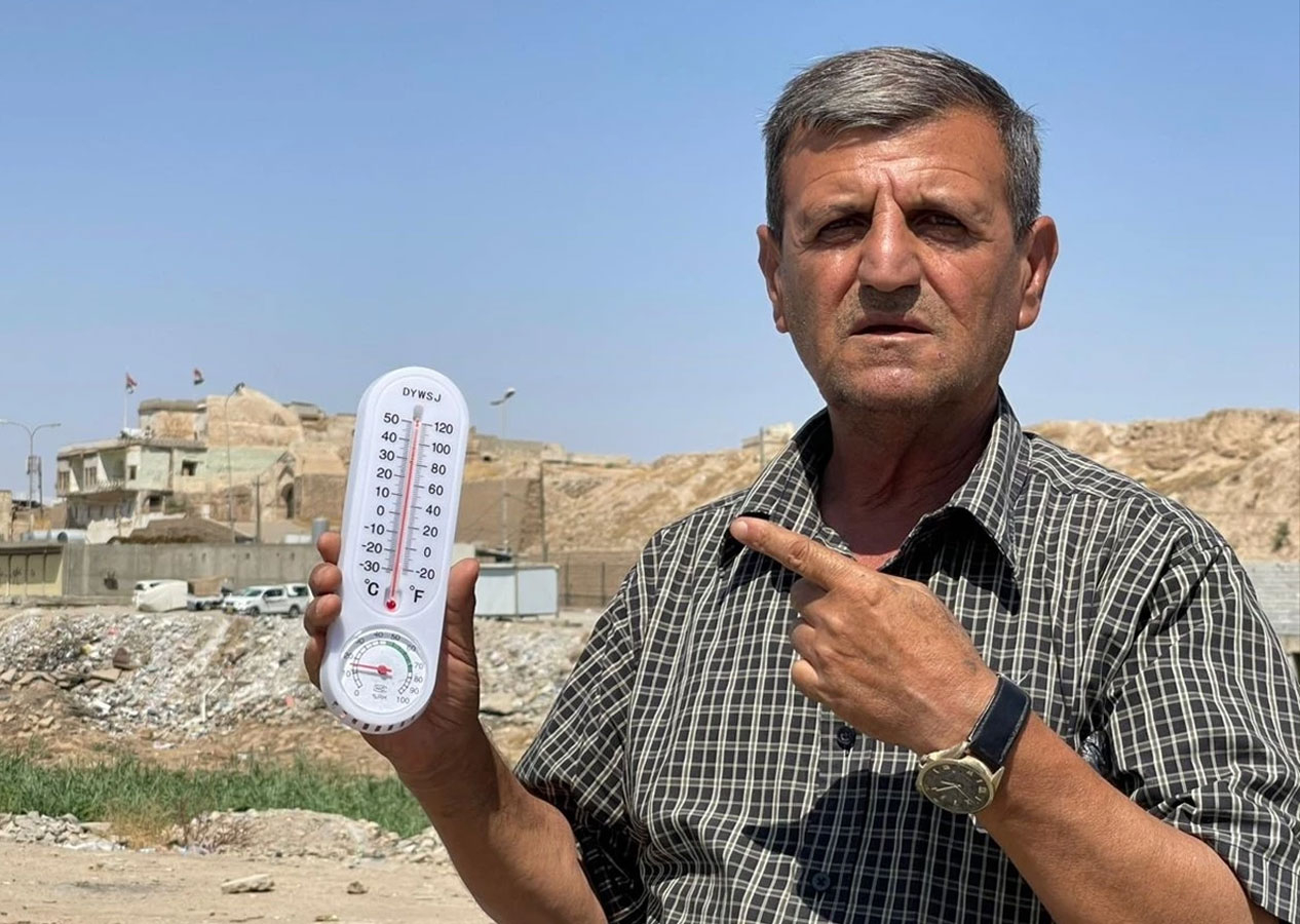Sıcaklıklar 50 dereceyi buldu! Kerkük yanıyor! Mesai saatleri kısaltıldı