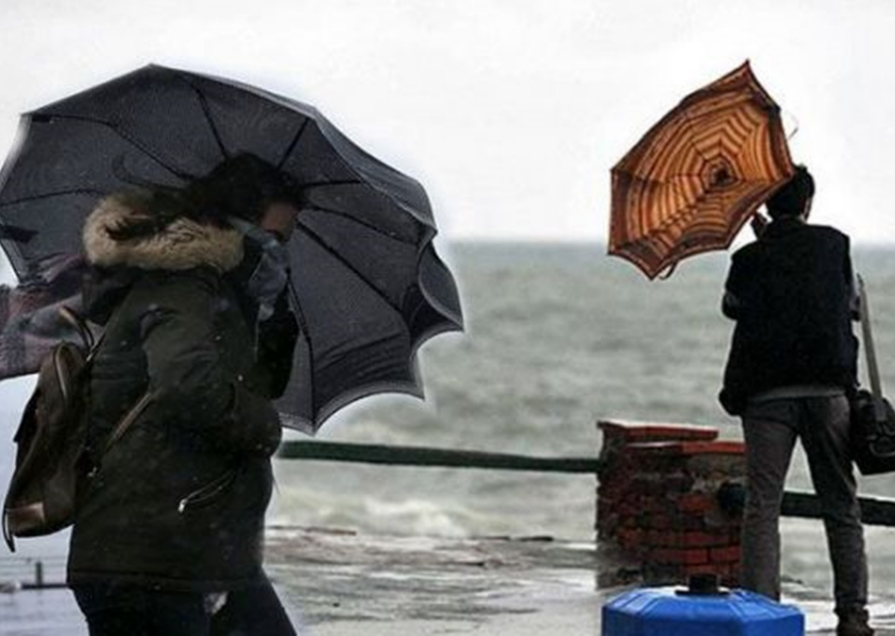 Meteorolojiden sağanak yağış ve fırtına uyarısı!