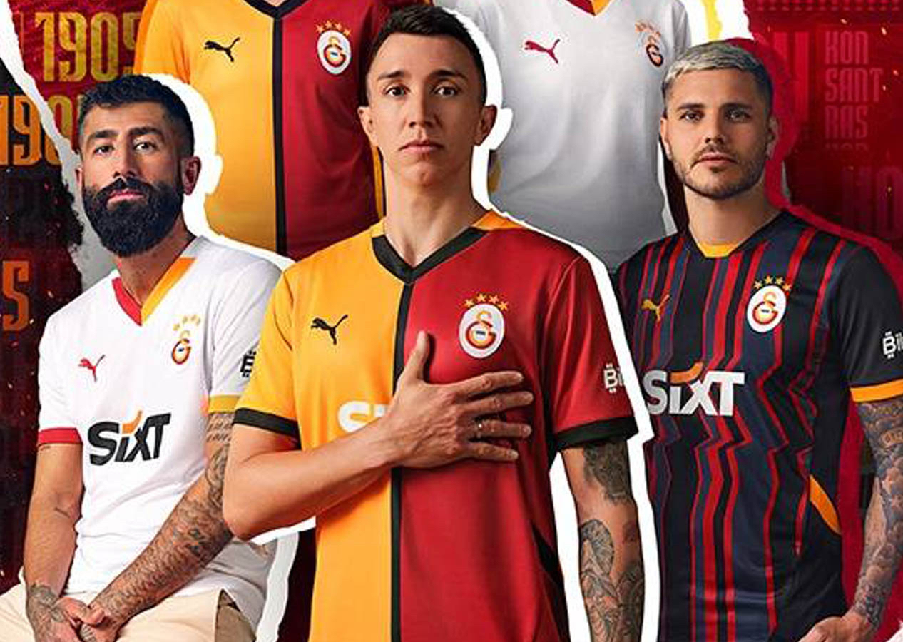 Galatasaray'ın yeni sezon formaları görücüye çıktı! Taraftarları hayran bırakan ürünlere büyük ilgi