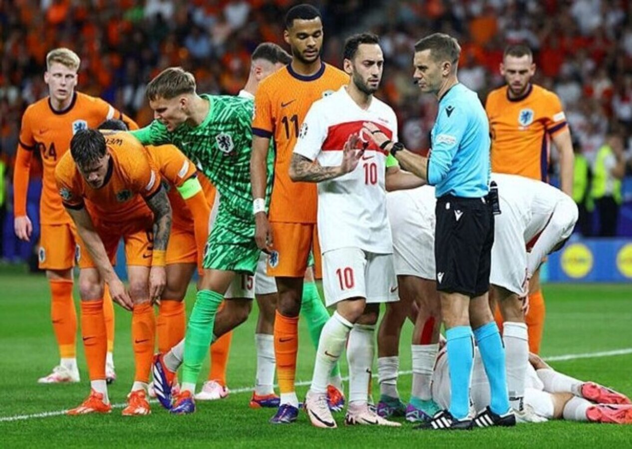 Bizim Çocuklar hakemi geçemedi, EURO 2024'e veda etti! Hollanda 2 - 1 Türkiye | Maçın özeti
