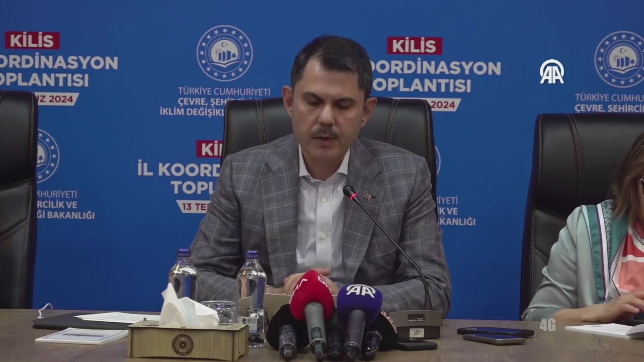 Bakan Kurum Kilis'te konuştu! 'Kaybedecek tek bir saniyemiz yok'
