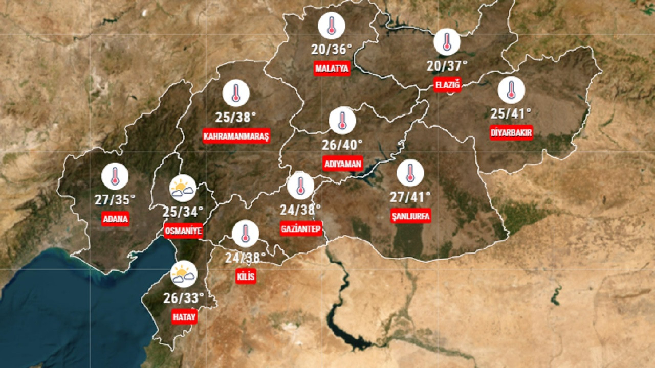16 Temmuz 2024 deprem bölgesi hava durumu yayınlandı! İşte 11 ilde hava durumu...